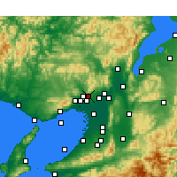 Nearby Forecast Locations - Minoh - Carte