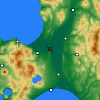 Nearby Forecast Locations - Ebetsu - Carte