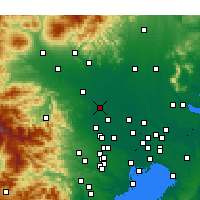 Nearby Forecast Locations - Kōnosu - Carte