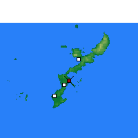 Nearby Forecast Locations - Uruma - Carte