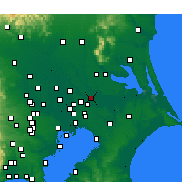 Nearby Forecast Locations - Toride - Carte