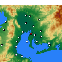 Nearby Forecast Locations - Tōkai - Carte