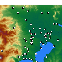 Nearby Forecast Locations - Fujimino - Carte