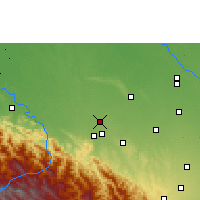 Nearby Forecast Locations - San Juan de Yapacaní - Carte