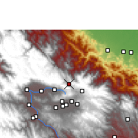 Nearby Forecast Locations - Colomi - Carte