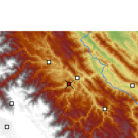 Nearby Forecast Locations - Tipuani - Carte