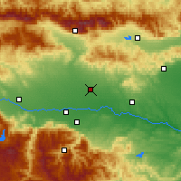 Nearby Forecast Locations - Rakovski - Carte