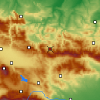 Nearby Forecast Locations - Etropole - Carte