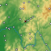 Nearby Forecast Locations - Wächtersbach - Carte