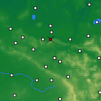 Nearby Forecast Locations - Lübbecke - Carte