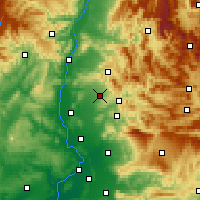 Nearby Forecast Locations - Valréas - Carte
