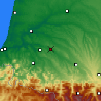 Nearby Forecast Locations - Orthez - Carte