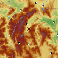 Nearby Forecast Locations - Tchégrané - Carte