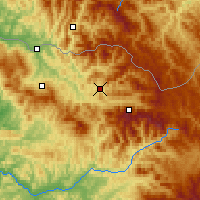 Nearby Forecast Locations - Vişeu de Sus - Carte