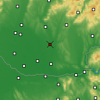 Nearby Forecast Locations - Šurany - Carte