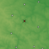 Nearby Forecast Locations - Tetiïv - Carte