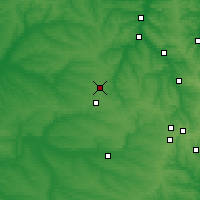 Nearby Forecast Locations - Rodynske - Carte
