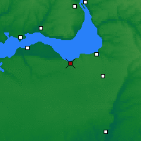 Nearby Forecast Locations - Dniproroudne - Carte