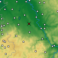 Nearby Forecast Locations - Erftstadt - Carte