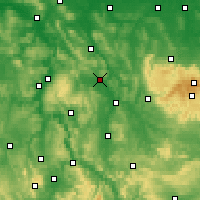 Nearby Forecast Locations - Einbeck - Carte