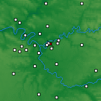 Nearby Forecast Locations - Champs-sur-Marne - Carte