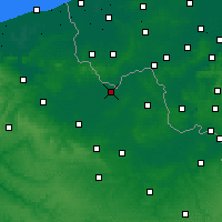 Nearby Forecast Locations - Armentières - Carte