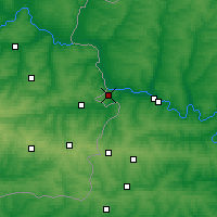 Nearby Forecast Locations - Donetsk - Carte