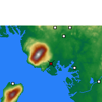 Nearby Forecast Locations - Tiko - Carte