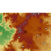 Nearby Forecast Locations - Mbouda - Carte