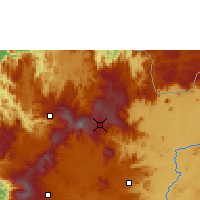 Nearby Forecast Locations - Kumbo - Carte