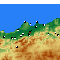 Nearby Forecast Locations - Sidi Moussa - Carte