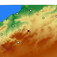Nearby Forecast Locations - Ouled Mimoun - Carte