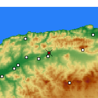 Nearby Forecast Locations - El Abadia - Carte