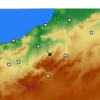 Nearby Forecast Locations - Chetouane - Carte