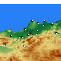 Nearby Forecast Locations - Boufarik - Carte