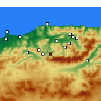 Nearby Forecast Locations - Boghni - Carte