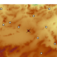 Nearby Forecast Locations - Aïn Beïda - Carte