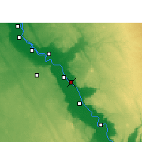 Nearby Forecast Locations - Badari - Carte