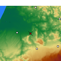 Nearby Forecast Locations - Sidi Kacem - Carte