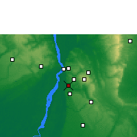 Nearby Forecast Locations - Ozubulu - Carte