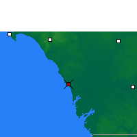 Nearby Forecast Locations - Joal-Fadiouth - Carte