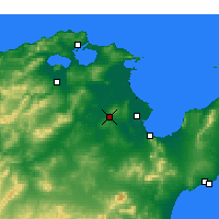 Nearby Forecast Locations - Oued Ellil - Carte