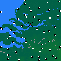 Nearby Forecast Locations - Cromstrijen - Carte