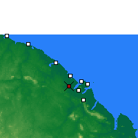 Nearby Forecast Locations - Montsinéry-Tonnegrande - Carte