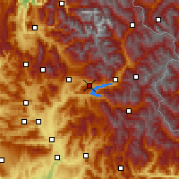 Nearby Forecast Locations - Chorges - Carte