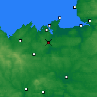 Nearby Forecast Locations - Dinan - Carte