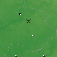 Nearby Forecast Locations - Klimavitchy - Carte