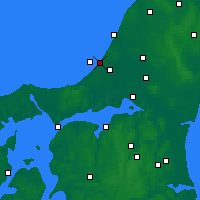 Nearby Forecast Locations - Blokhus - Carte