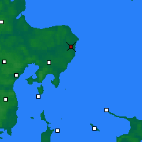 Nearby Forecast Locations - Grenå - Carte