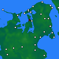 Nearby Forecast Locations - Jægerspris - Carte